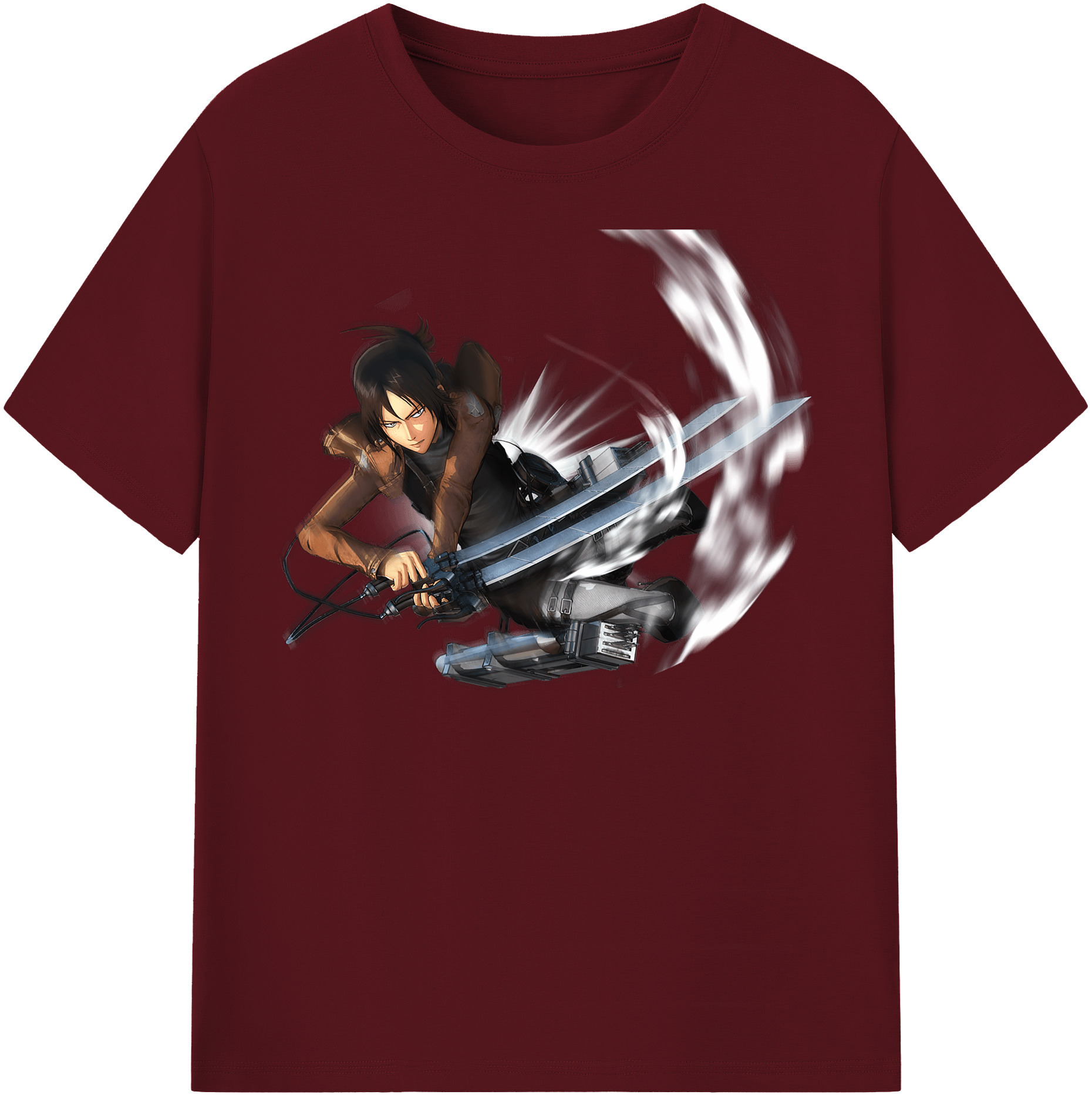 （画像用） 進撃の巨人 Attack on Titan 綿100％半袖Tシャツ（フロントプリント）